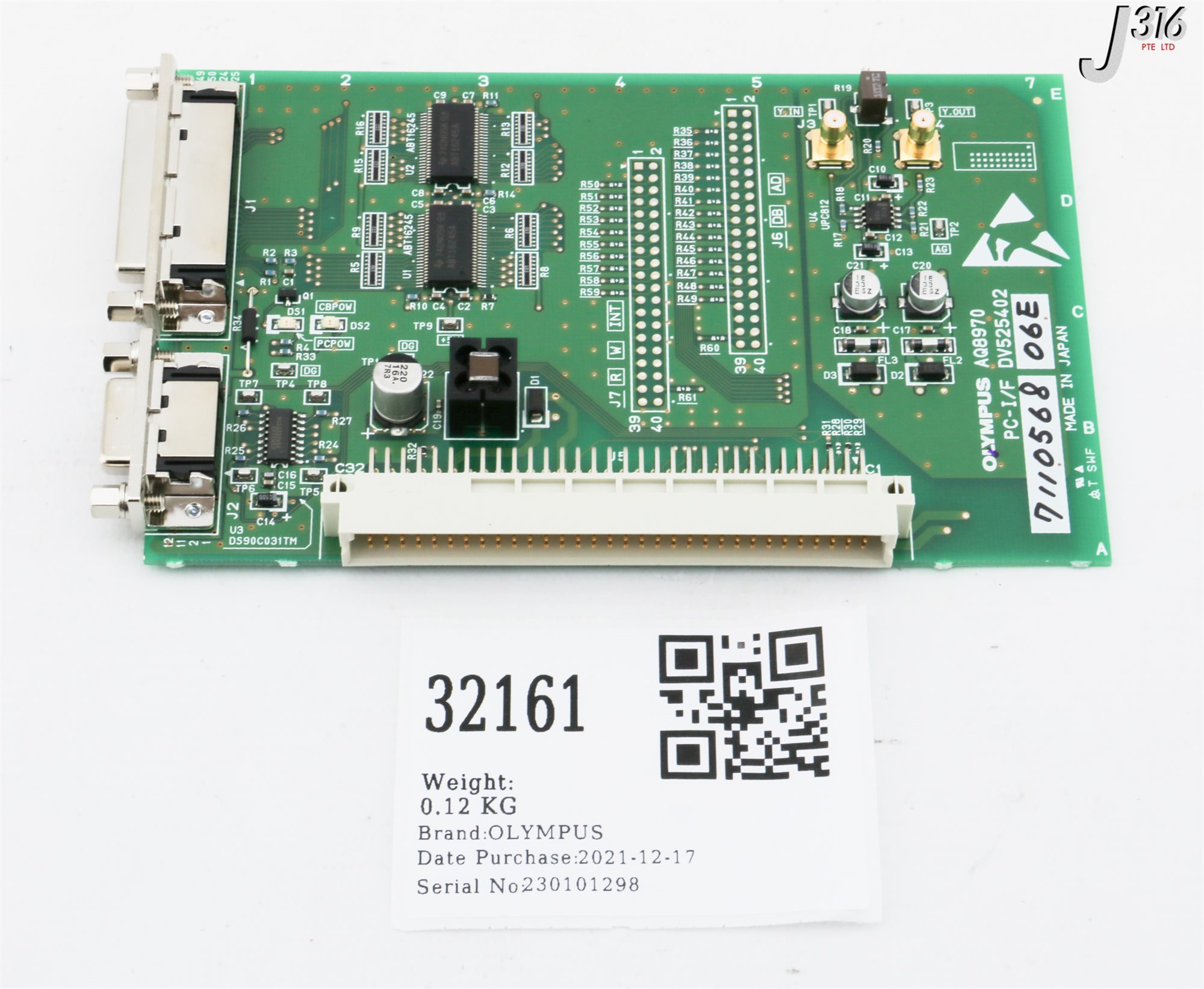 32161 OLYMPUS PCB, PC-I/F, DV525402 (NEW) AQ8970 | eBay